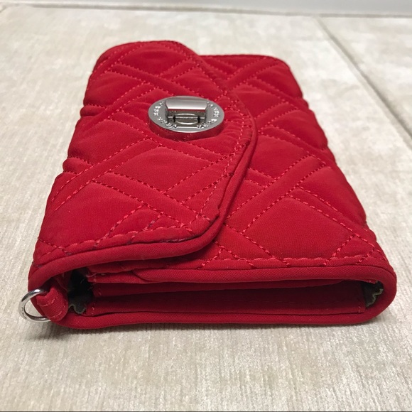 VB Your Turn Smartphone Wristlet in Tango Red - Picture 6 of 11